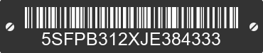 2018 PIONEER, PROWLER, & PROWLER LNYX Pioneer, Prowler, & Prowler Lnyx 5SFPB312XJE384333 VIN decoded