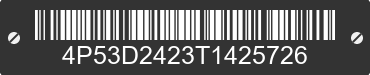 2026 PJ PJ 4P53D2423T1425726 VIN decoded