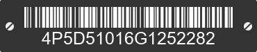 2016 PJ PJ 4P5D51016G1252282 VIN decoded