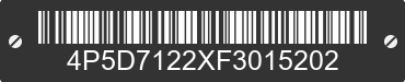 2015 PJ PJ 4P5D7122XF3015202 VIN decoded