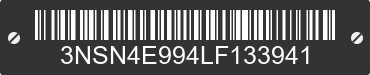 2020 POLARIS RZR 3NSN4E994LF133941 VIN decoded