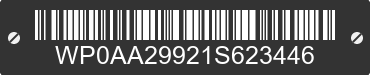 2001 PORSCHE 911 WP0AA29921S623446 VIN decoded