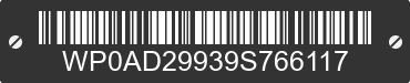 2009 PORSCHE 911 WP0AD29939S766117 VIN decoded