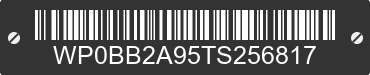 2026 PORSCHE 911 WP0BB2A95TS256817 VIN decoded
