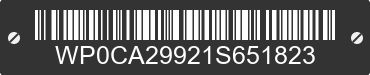 2001 PORSCHE 911 WP0CA29921S651823 VIN decoded
