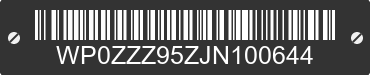 1988 PORSCHE 944 WP0ZZZ95ZJN100644 VIN decoded