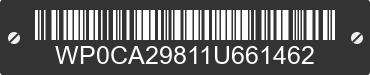 2001 PORSCHE Boxster WP0CA29811U661462 VIN decoded