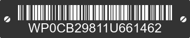 2001 PORSCHE Boxster WP0CB29811U661462 VIN decoded
