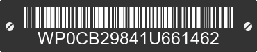 2001 PORSCHE Boxster WP0CB29841U661462 VIN decoded