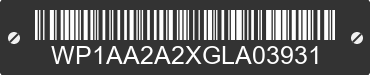 2016 PORSCHE Cayenne WP1AA2A2XGLA03931 VIN decoded
