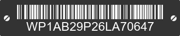 2006 PORSCHE Cayenne WP1AB29P26LA70647 VIN decoded