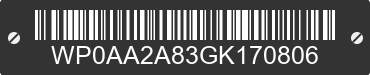2016 PORSCHE Cayman WP0AA2A83GK170806 VIN decoded