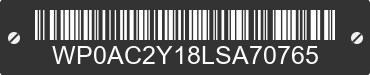 2020 PORSCHE Taycan WP0AC2Y18LSA70765 VIN decoded