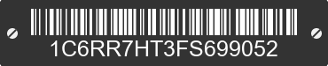 2015 RAM 1500 1C6RR7HT3FS699052 VIN decoded