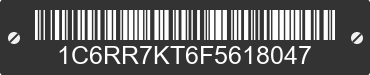 2015 RAM 1500 1C6RR7KT6F5618047 VIN decoded