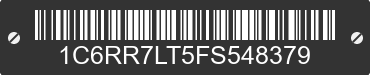 2015 RAM 1500 1C6RR7LT5FS548379 VIN decoded
