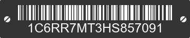 2017 RAM 1500 1C6RR7MT3HS857091 VIN decoded