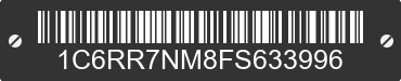 2015 RAM 1500 1C6RR7NM8FS633996 VIN decoded