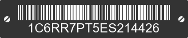 2014 RAM 1500 1C6RR7PT5ES214426 VIN decoded