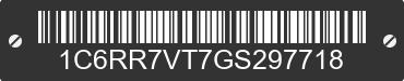 2016 RAM 1500 1C6RR7VT7GS297718 VIN decoded