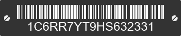 2017 RAM 1500 1C6RR7YT9HS632331 VIN decoded