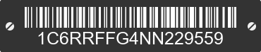 2022 RAM 1500 1C6RRFFG4NN229559 VIN decoded