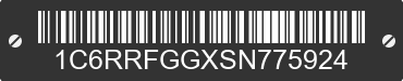 2025 RAM 1500 1C6RRFGGXSN775924 VIN decoded