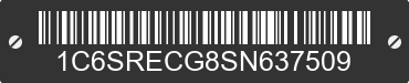 2025 RAM 1500 1C6SRECG8SN637509 VIN decoded