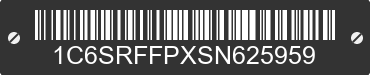 2025 RAM 1500 1C6SRFFPXSN625959 VIN decoded