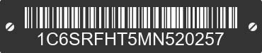 2021 RAM 1500 1C6SRFHT5MN520257 VIN decoded