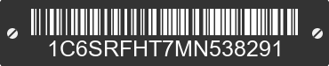 2021 RAM 1500 1C6SRFHT7MN538291 VIN decoded