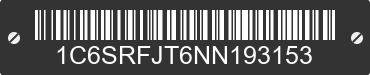 2022 RAM 1500 1C6SRFJT6NN193153 VIN decoded