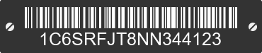 2022 RAM 1500 1C6SRFJT8NN344123 VIN decoded