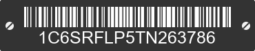 2026 RAM 1500 1C6SRFLP5TN263786 VIN decoded
