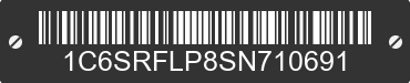 2025 RAM 1500 1C6SRFLP8SN710691 VIN decoded