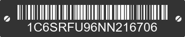 2022 RAM 1500 1C6SRFU96NN216706 VIN decoded