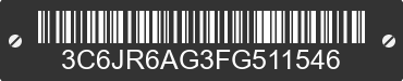 2015 RAM 1500 3C6JR6AG3FG511546 VIN decoded