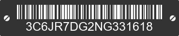 2022 RAM 1500 3C6JR7DG2NG331618 VIN decoded
