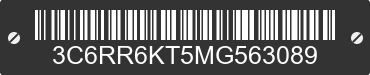 2021 RAM 1500 3C6RR6KT5MG563089 VIN decoded