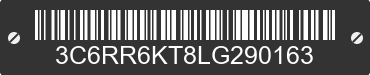2020 RAM 1500 3C6RR6KT8LG290163 VIN decoded
