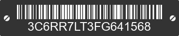 2015 RAM 1500 3C6RR7LT3FG641568 VIN decoded