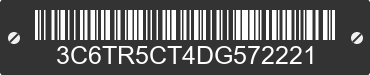 2013 RAM 2500 3C6TR5CT4DG572221 VIN decoded