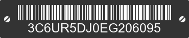 2014 RAM 2500 3C6UR5DJ0EG206095 VIN decoded