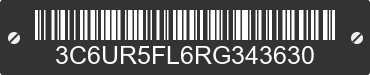 2024 RAM 2500 3C6UR5FL6RG343630 VIN decoded