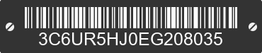 2014 RAM 2500 3C6UR5HJ0EG208035 VIN decoded