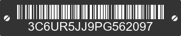 2023 RAM 2500 3C6UR5JJ9PG562097 VIN decoded