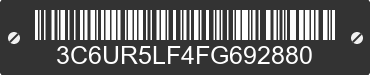 2015 RAM 2500 3C6UR5LF4FG692880 VIN decoded