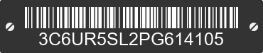 2023 RAM 2500 3C6UR5SL2PG614105 VIN decoded
