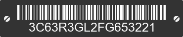 2015 RAM 3500 3C63R3GL2FG653221 VIN decoded