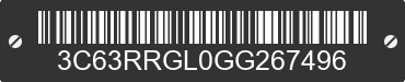 2016 RAM 3500 3C63RRGL0GG267496 VIN decoded